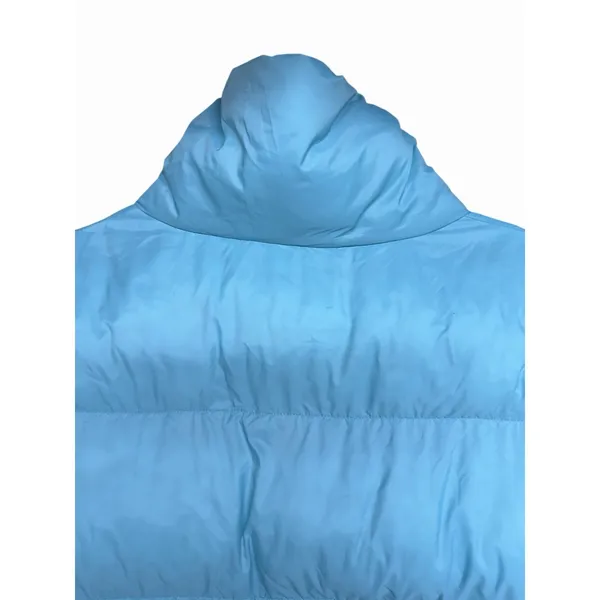 Aloha Island Alo Yoga Gold Rush Puffer Jacket‎ Chalk Blue Women's Size XS - Image 4