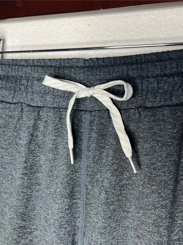 Vuori Charcoal Heather Mid Rise Performance Jogger Sweatpants Lounge Athleisure - Image 7