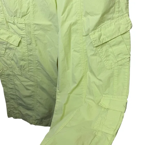 BDG Urban Outfitters NWOT Lime Y2K Low Rise Baggy Wide Leg Cotton Cargo Pant - Image 7