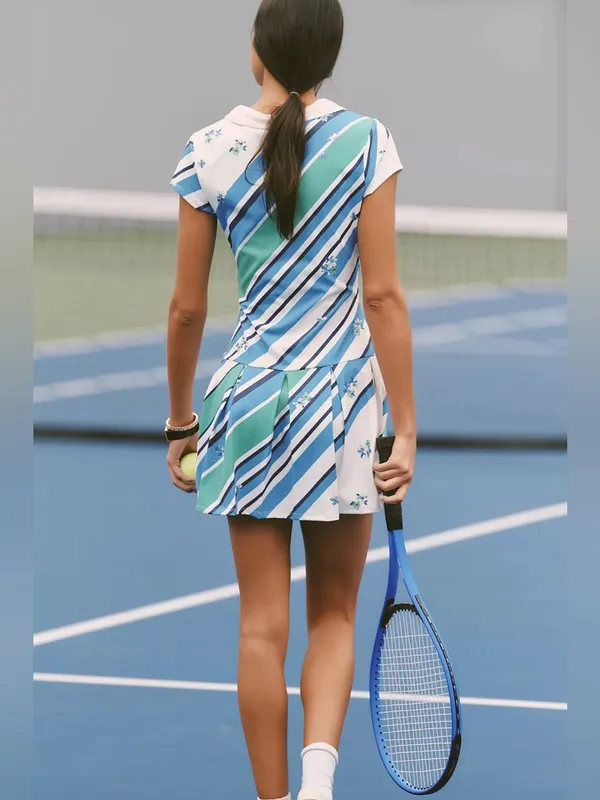 Anthropologie Daily Practice Pleated Performance Dress - Image 2