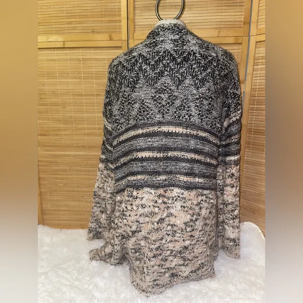 Maurices wool blend open knit cardigan sweater women’s size large - Image 2