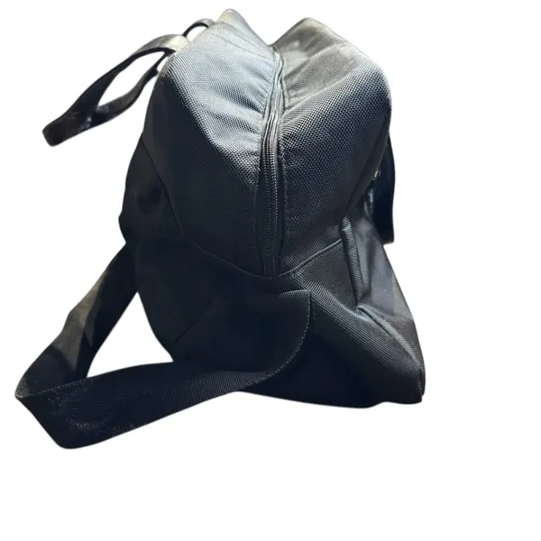 Jimmy Choo Black Travel Duffel‎ Bag Womens Shoulder Carry On Weekender Overnight - Image 4