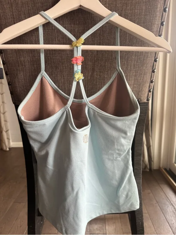Balance Collection by Marika Light Blue Strappy Racerback Camisole - Image 2
