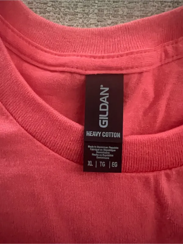Gildan Women’s Coral Silk Premium Quality “ Cowgirl Boots and Hat” T-shirt Sz XL - Image 3