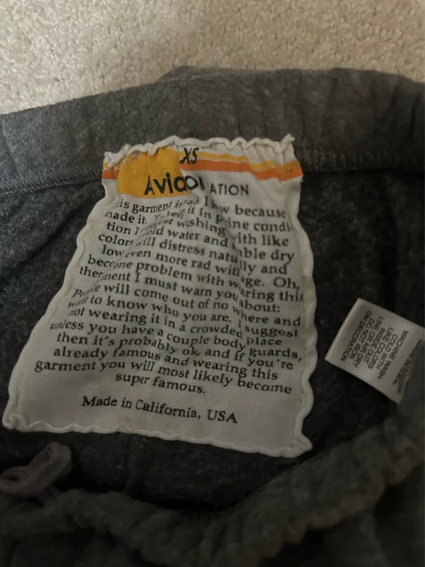 Aviator Nation Sweatpants Bolt Grey - Image 3