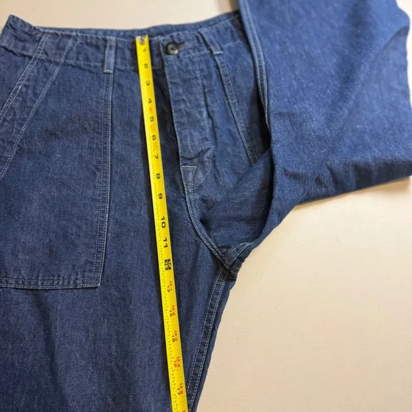 Imogene + Willie Cotton Linen Utility Trousers Jeans M Military Workwear Artisan - Image 5