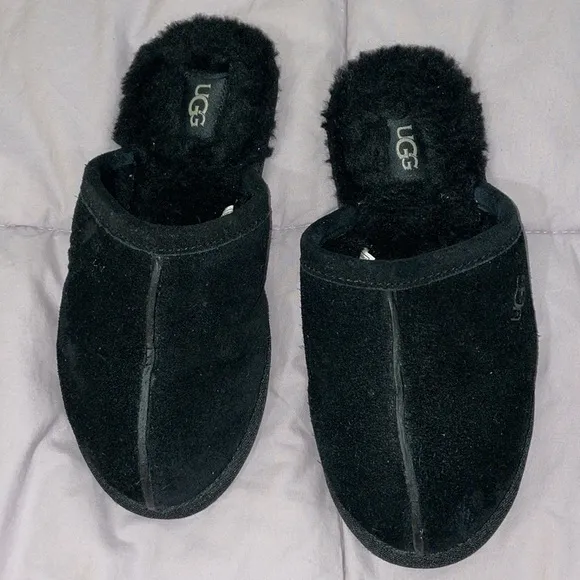 Ugg black slip on slippers - Image 2