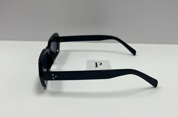 90s retro black sunglasses / small 90s style black sunglasses - Image 3