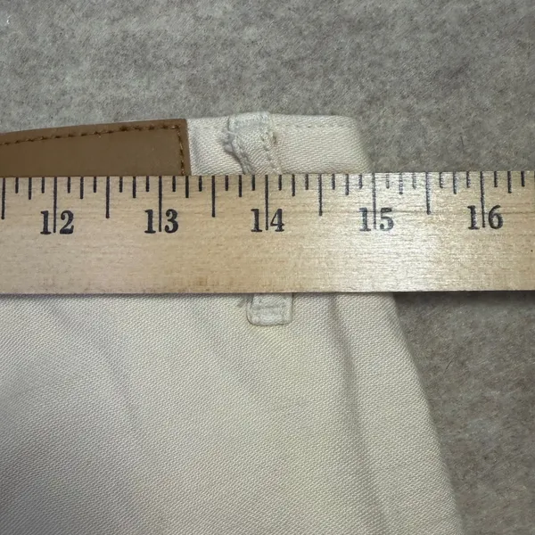 American‎ Eagle Womens Cream Off-White Double Knee Carpenter Utility Pants Sz 4 - Image 7
