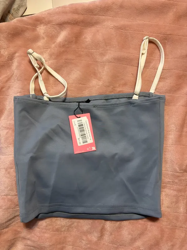 Edikted blue with white lining top with tags! - Image 3