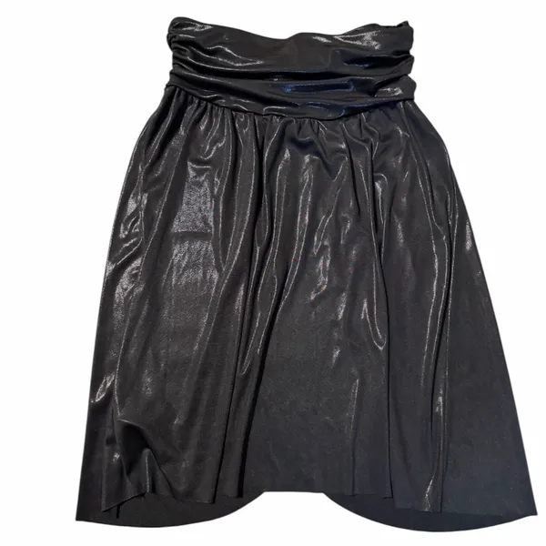 Y2K Topshop Strapless Black Tunic sz 8 - Image 5