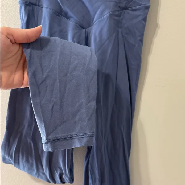 Aerie Offline Blue High-Waisted Cross Over Real Me Leggings - Image 4