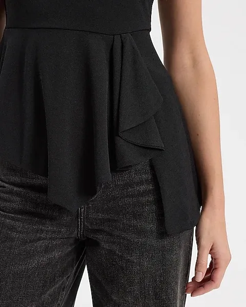 EUC Express Layered Peplum Blouse - Image 3