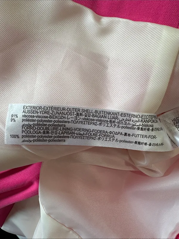 Zara Pink Two-Button Blazer - Image 6