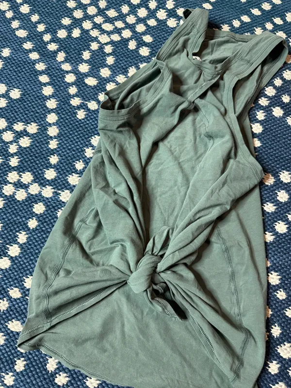Lululemon All Tied Up Tank Grey Sage  - Image 2