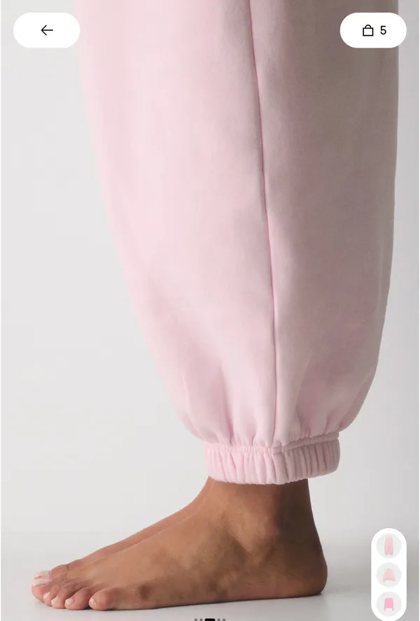 Aritzia cozy sweatfleece mega baggy balloon joggers - Image 6