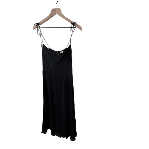 Reformation Juliette Sleeveless Midi Dress in Black Size 12 NWT - Image 6