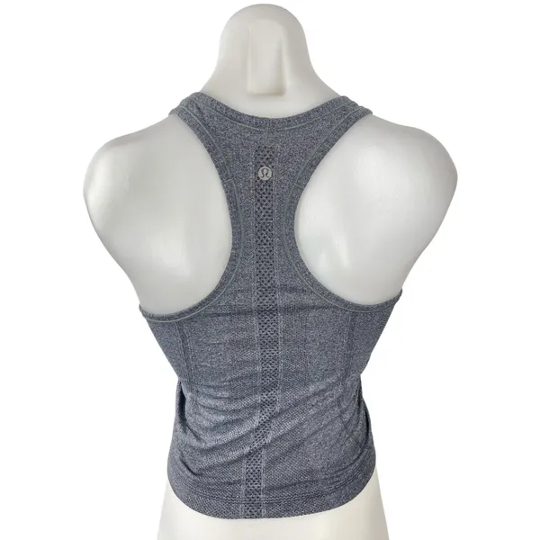 Lululemon Swiftly Tech Gray Racerback Yoga Gym Activewear Athletic Tank Top Sz 4 - Image 4