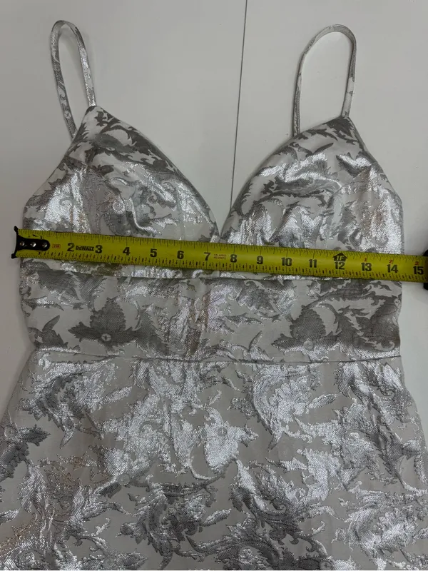 Lulu's Women’s Metallic Coctail Dress Size S - Image 9