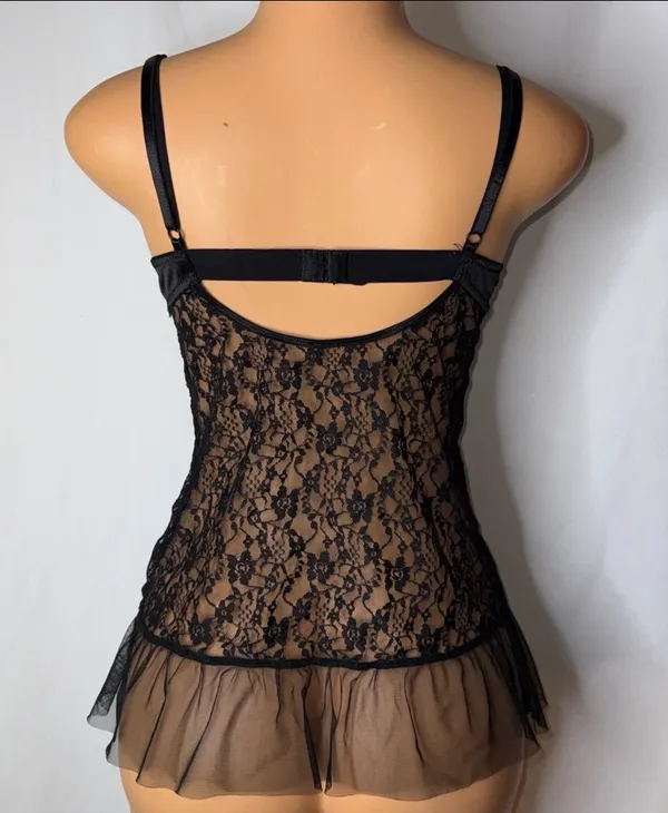 Rampage Black lace top - Image 5
