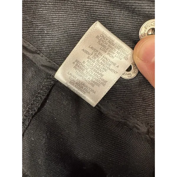Vintage Michael Kors Black Straight Leg Denim Pants Women's 12 BNWOT Y2K - Image 11