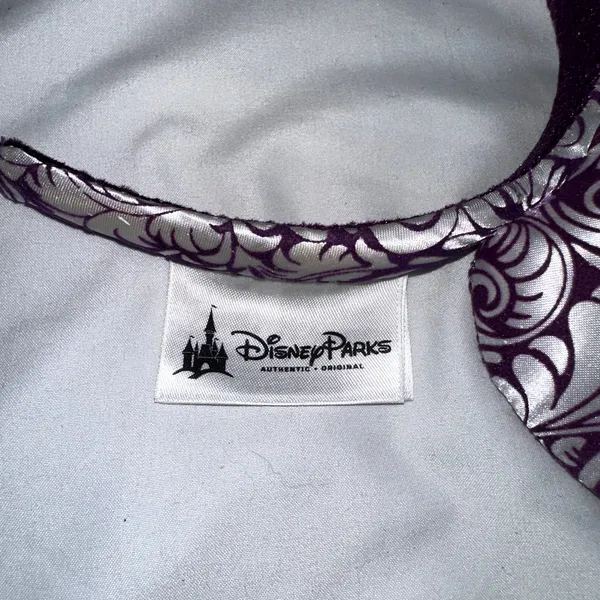 Disney Parks Minnie Mouse Glitter Crown Feathers Jubilee Purple Ears - Image 5