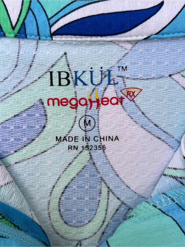 IBKÜL megaheat RX Sun shirt golf tennis pickleball outdoor thumb holes UPF 50+ M - Image 2