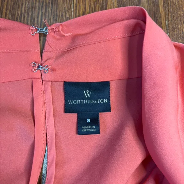 Worthington cowl neck coral tank S - Image 4