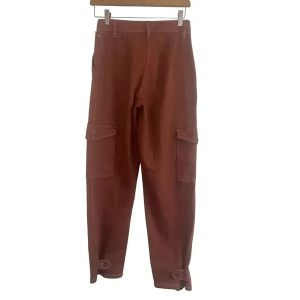 ✨Aritzia Wilfred Free Modern Cargo Burnt Orange Sz 0 Pants✨ - Image 6