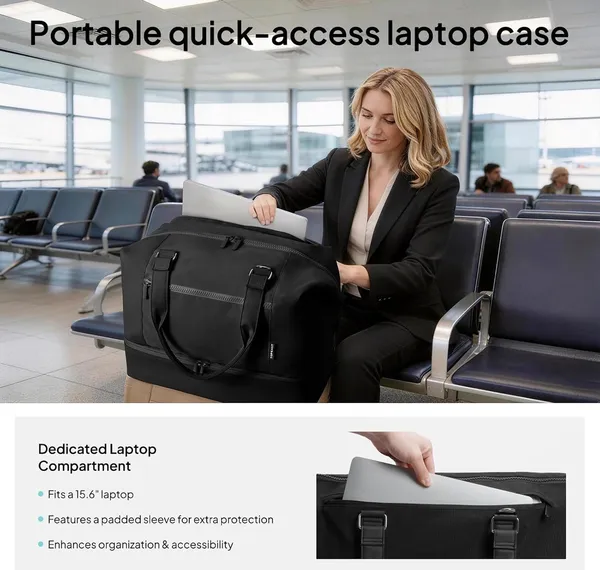 TOPEAST Travel Weekender Bag - Image 2