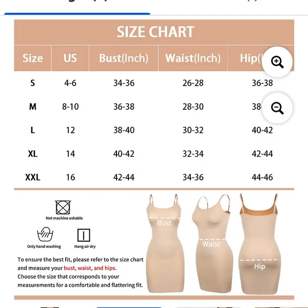 MANIFIQUE Shapewear Slips for Under Dresses Women's Tummy Control Body Shaper - Image 2