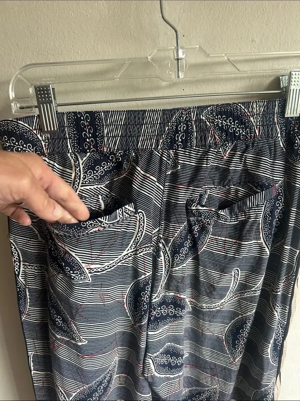 Anthropologie Heihei Lourinha Blue Jogger Pants Size Small - Image 13