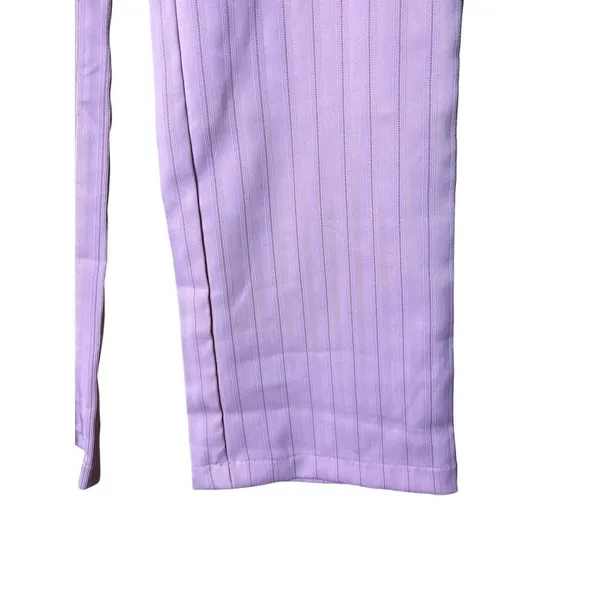 Vintage Y2K Vezucci Pink Low Rise‎ Wide Leg Career Pants Size 6 - Image 5