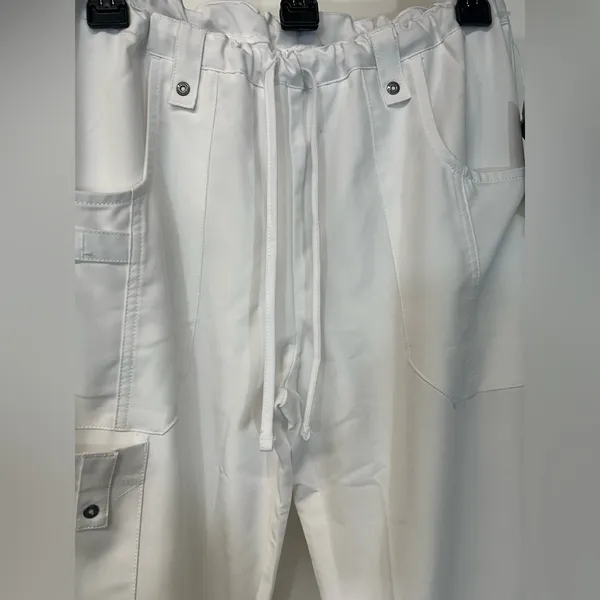NWT Dickies White Wide Leg Women's Pants - Image 8