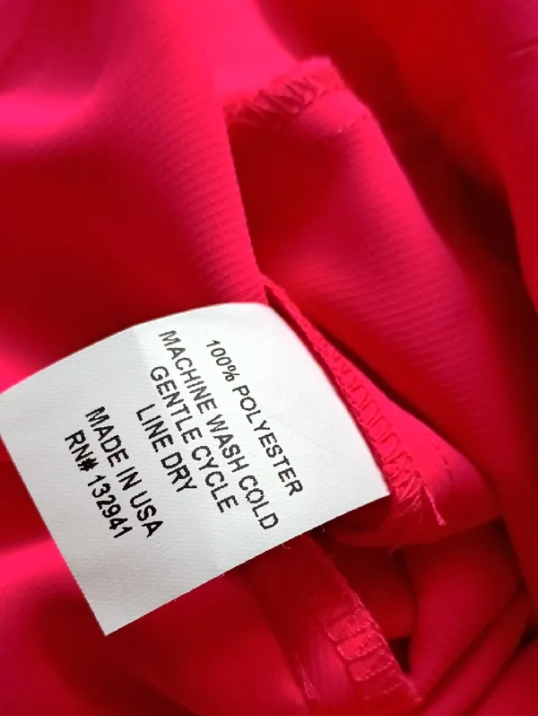Amanda Uprichard Hot Pink Ruffle Romper Shorts Size Small - Image 7