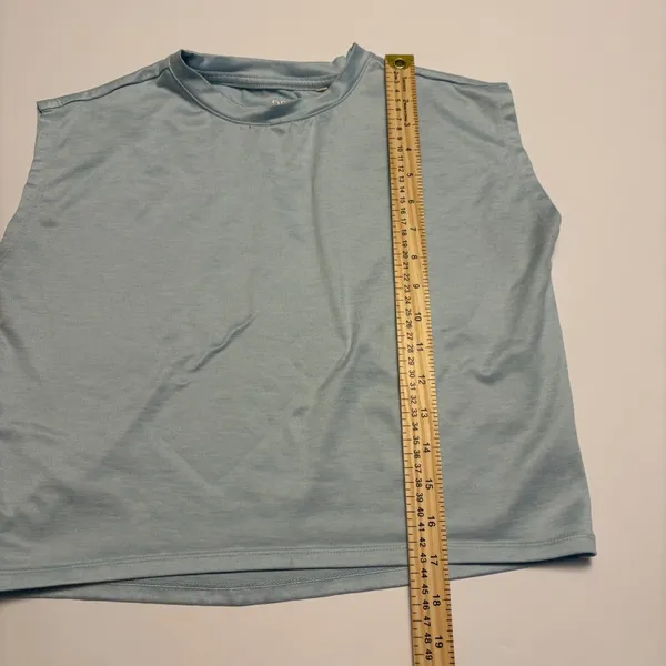 DSG Muscle Tee Womens Size Large Light Blue Sleeveless Activewear Top - Image 5