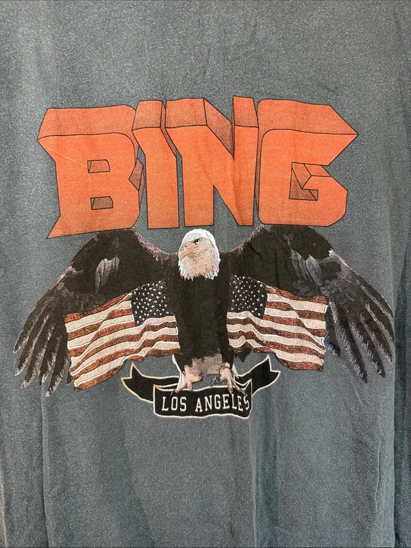 ANINE BING Bing Eagle Graphic Tee – Medium - Image 3