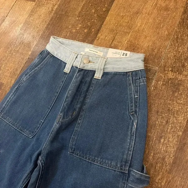 Pacsun 90s Boyfriend Y2K Baggy Carpenter Straight Jeans size 25 - Image 4