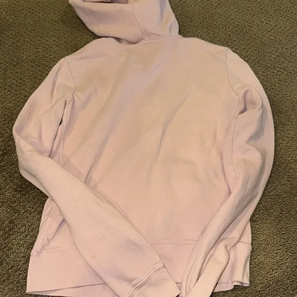 Juicy Couture Women’s Pink Hooded Zip Up Sweatshirt Size Large - Image 6