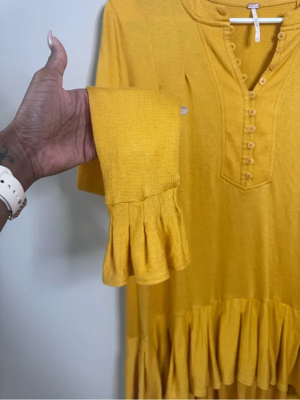 Free People Summer Struttin Mini Tunic Dress - Image 5