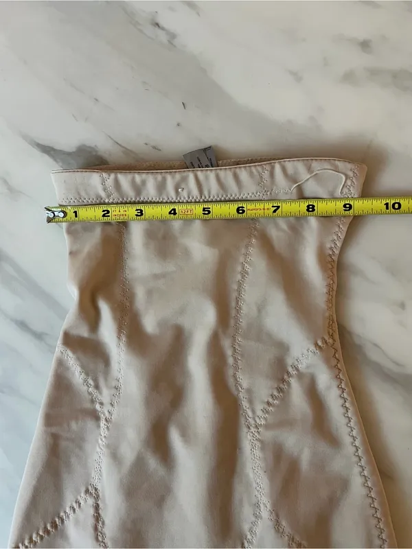 Dr. Rey’s Shapewear Beige High Waist Body Shaper Girdle Shorts Size Small - Image 3