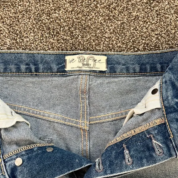 Free People Fox Trott‎ Denim Shorts - Image 3