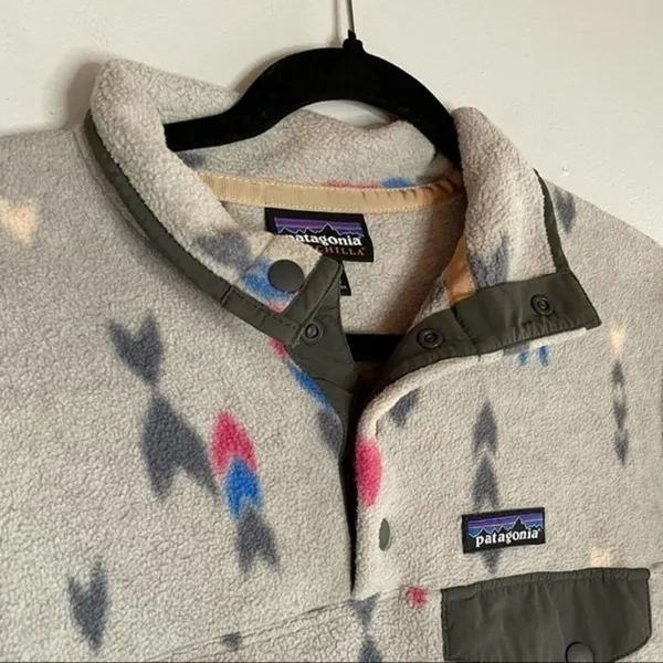 Patagonia Wish Tails Quarter Snap Synchilla - size Small - Image 2