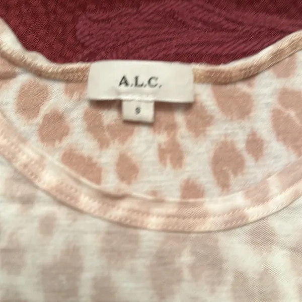 ALC leopard tee Tan - Image 2