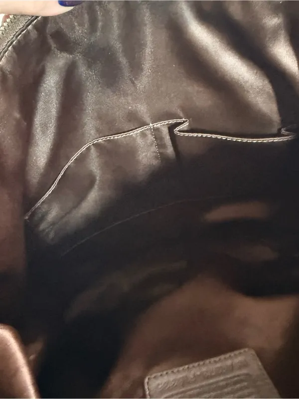 Coach Tan and Brown Signature Tote with Leather Trim - Image 8