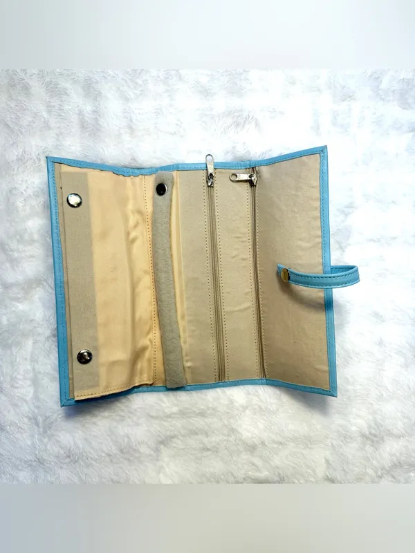 Vintage EKA Genuine Leather Travel Jewelry Roll Organizer Clutch Colombia⁠ - Image 4