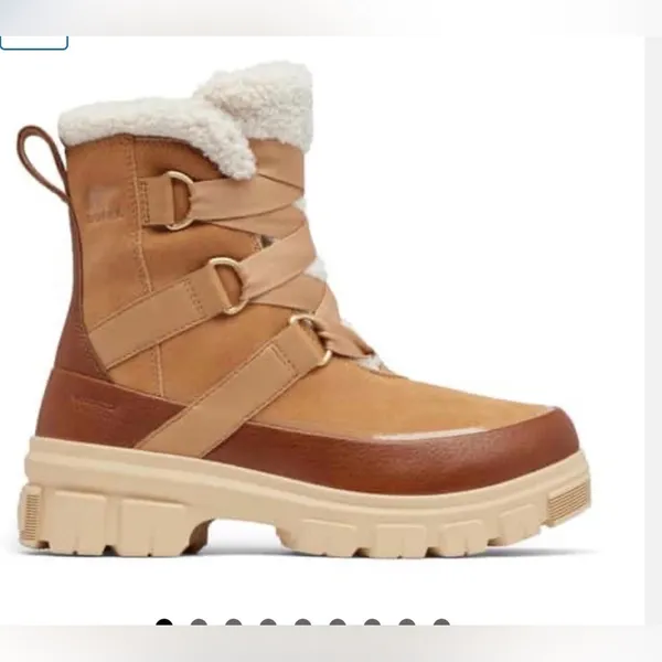 SOREL TÍVOLI Women's Brown and Cream Winter Boots - Image 2