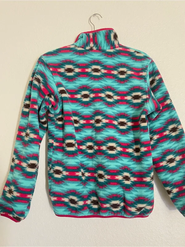 Patagonia Synchilla Snap-T Wild Desert Aztec Print Fleece Pullover - Image 12