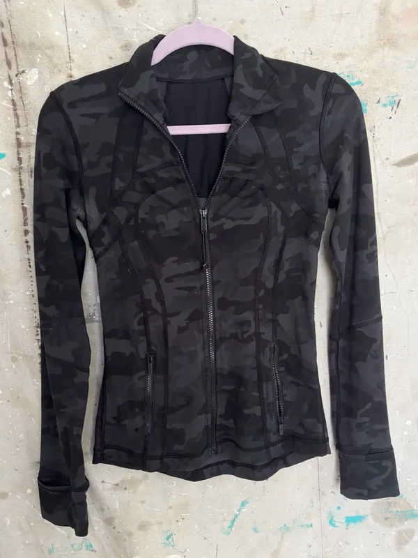 Lululemon Define Jacket, Incognito Camo Multi Grey - Image 2