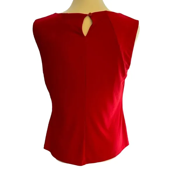 Tommy Hilfiger Red Top Size Medium - Image 2